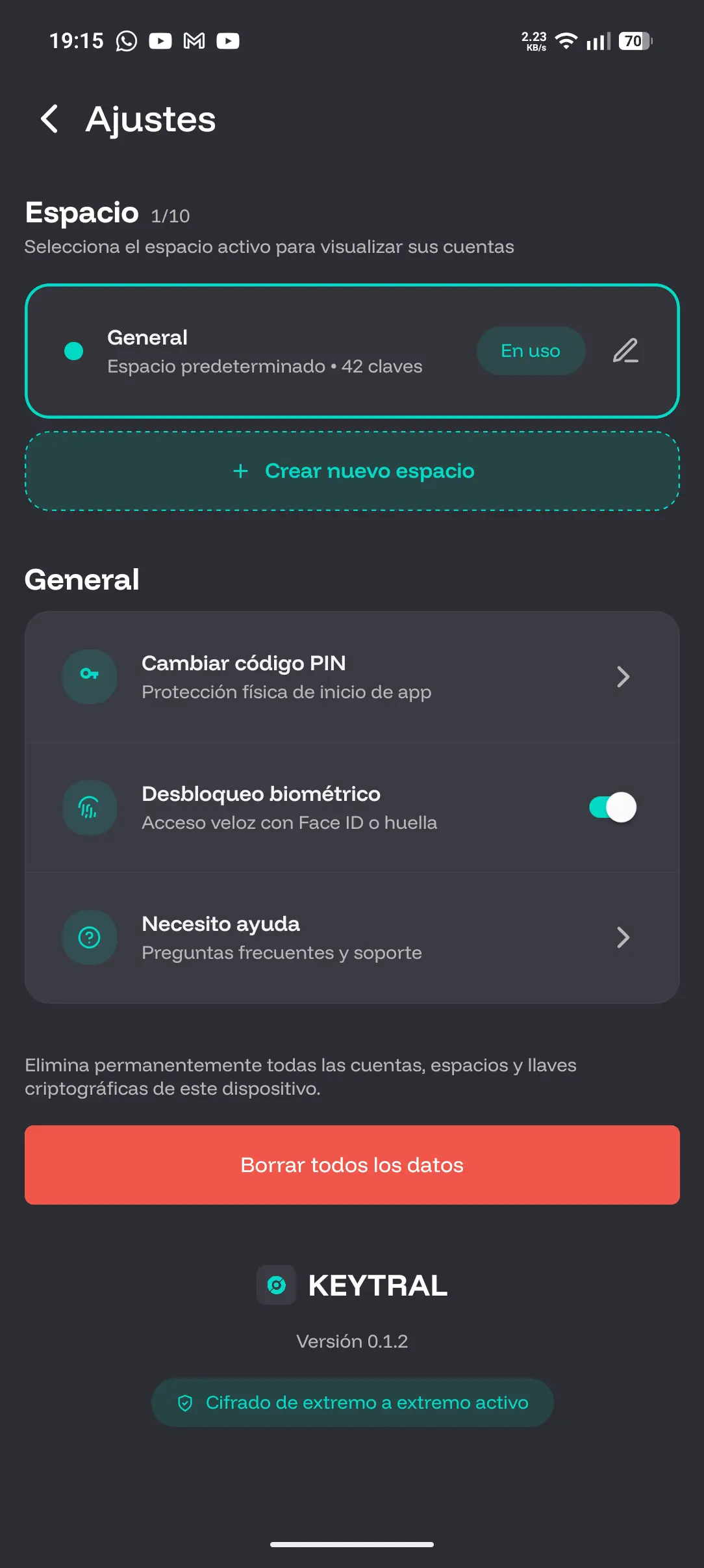 Backup cifrado